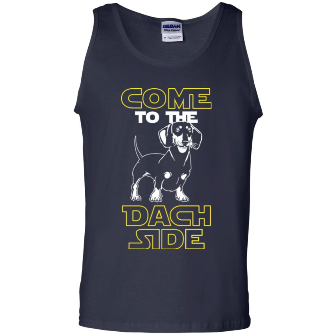 Come To The Dach Side Dachshund Dog Lover Shirt Navy
