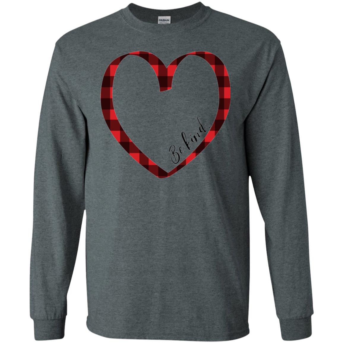 Be Kind Inspirational Motivational T-shirt Dark Heather