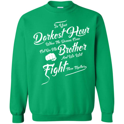 Family T-shirt In Your Darkest Hour Irish Green