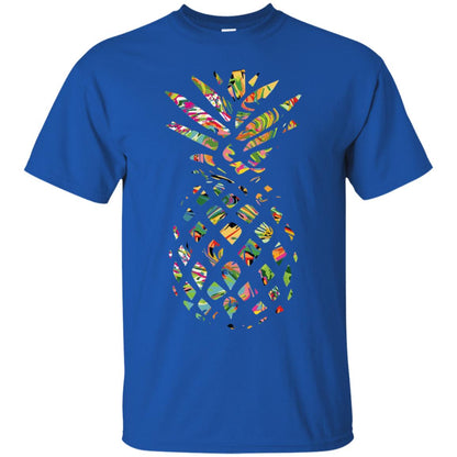 Pineapple Summer Vacation T-shirt Royal