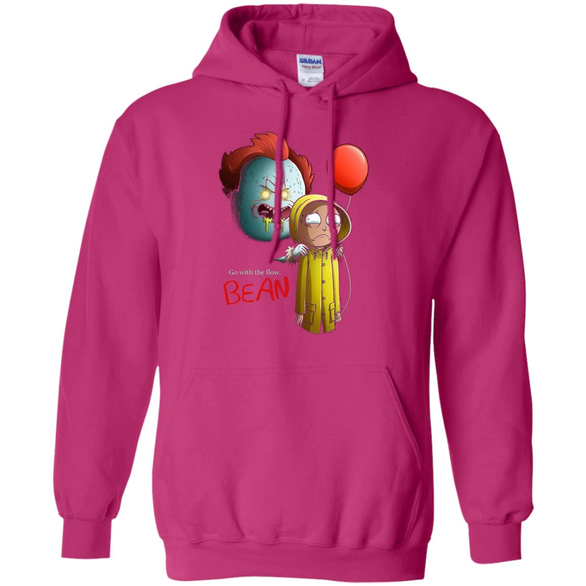 Go With The Flow It And Bean Horror Movie Shirt Heliconia