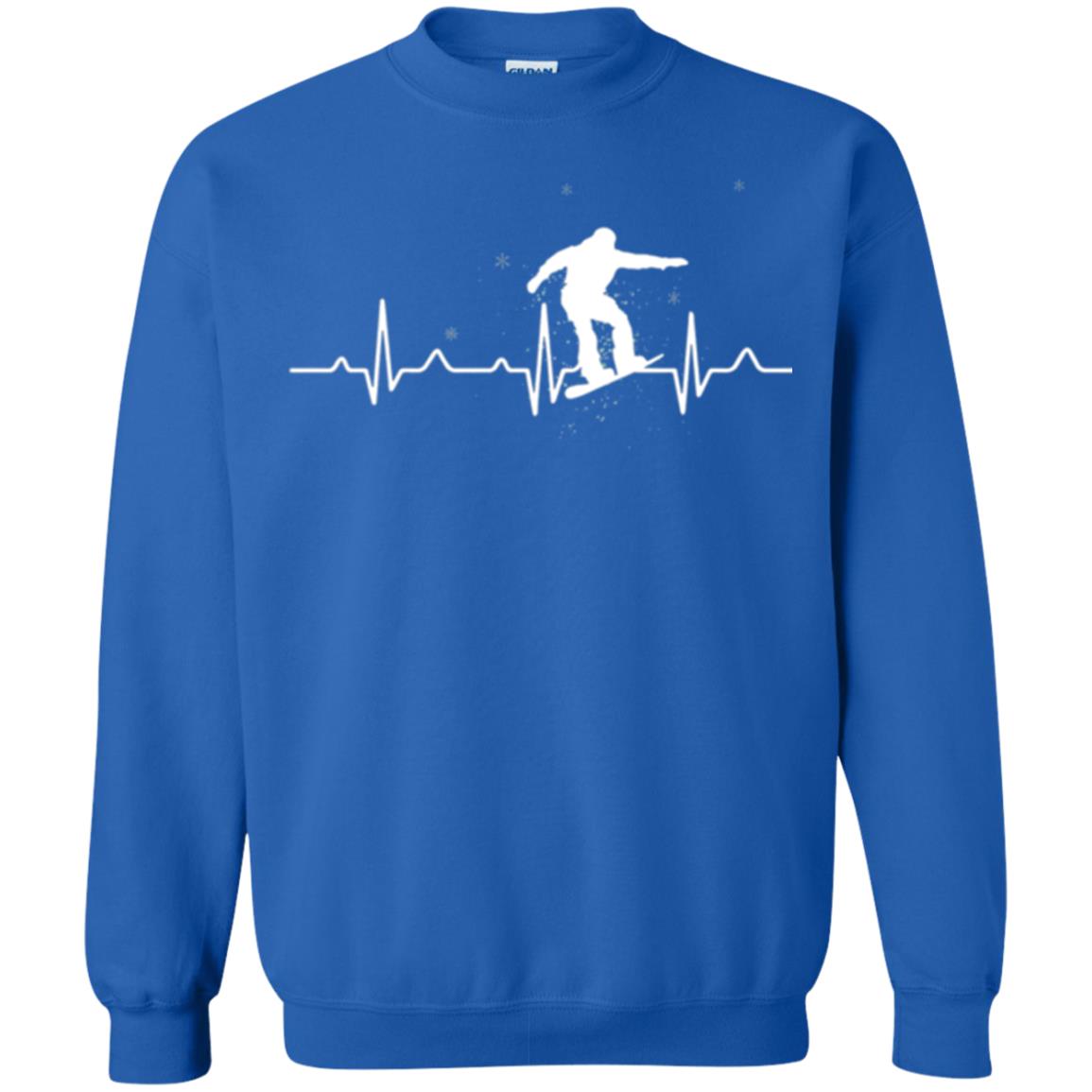 Heartbeat Snowboarding T-shirt Royal