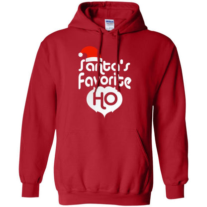 Christmas T-shirt Santa's Favorite Ho Red