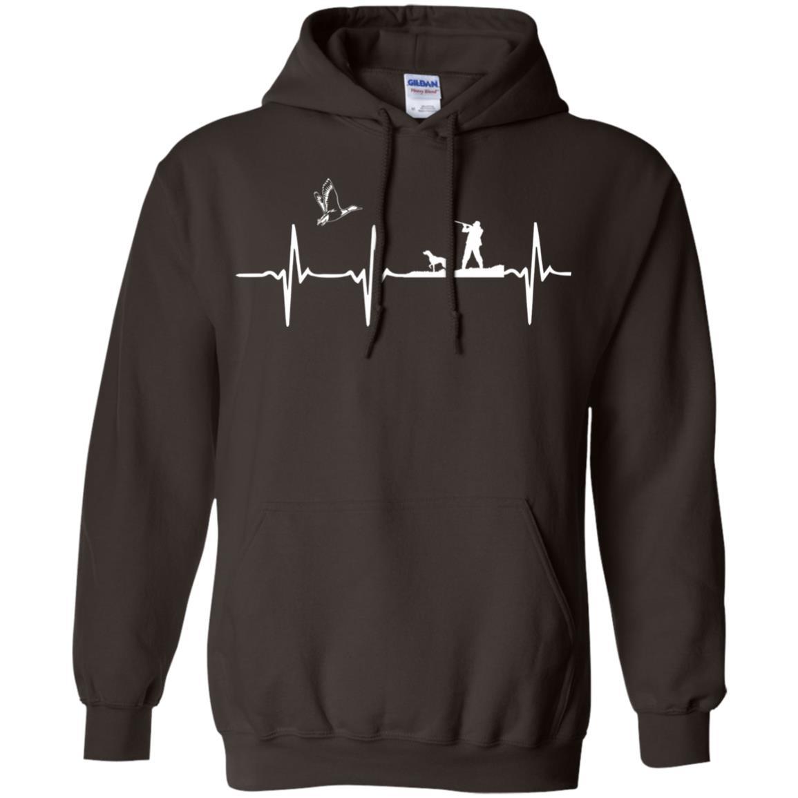 Hunter T-shirt Duck Hunting Waterfowl Dark Chocolate