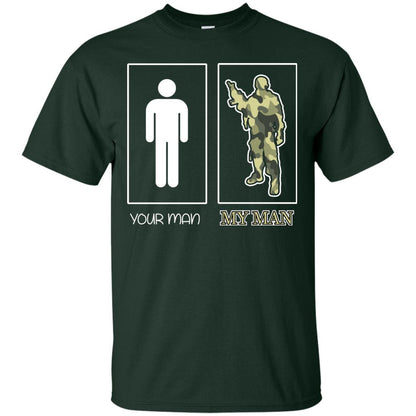 Your Man My Man Military Shirt Forest