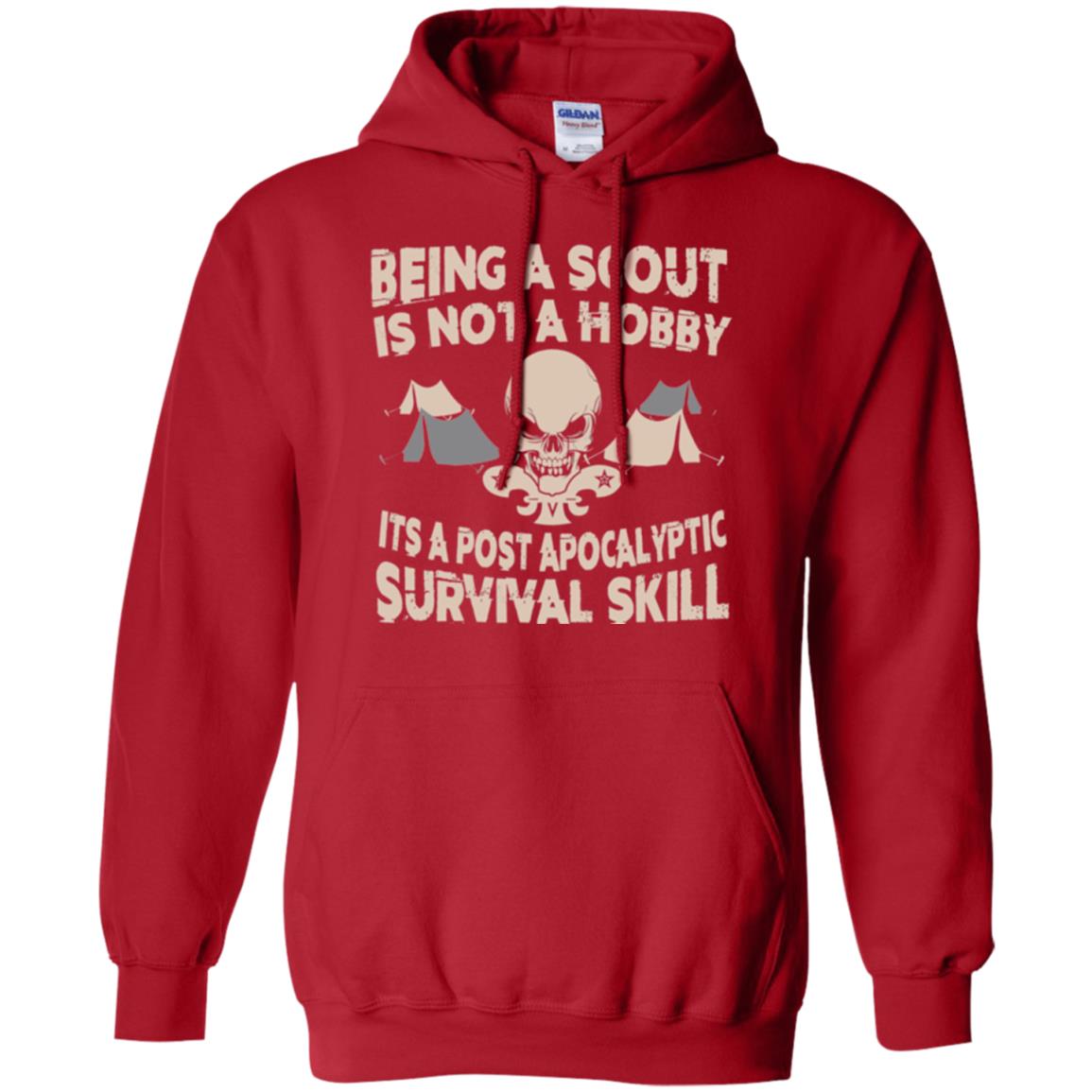 Being A Scout Is Not A Hobby T-shirt Red