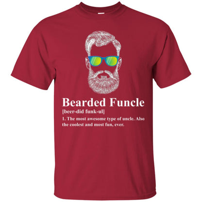 Uncle T-shirt Beared Funcle Cardinal