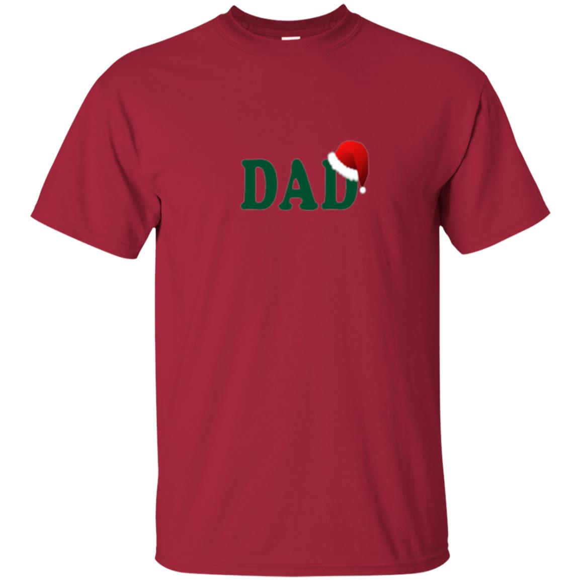 Christmas T-shirt Dad Santa Cardinal