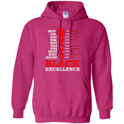 Black Excellence Black Af Proud African American T-shirt Heliconia