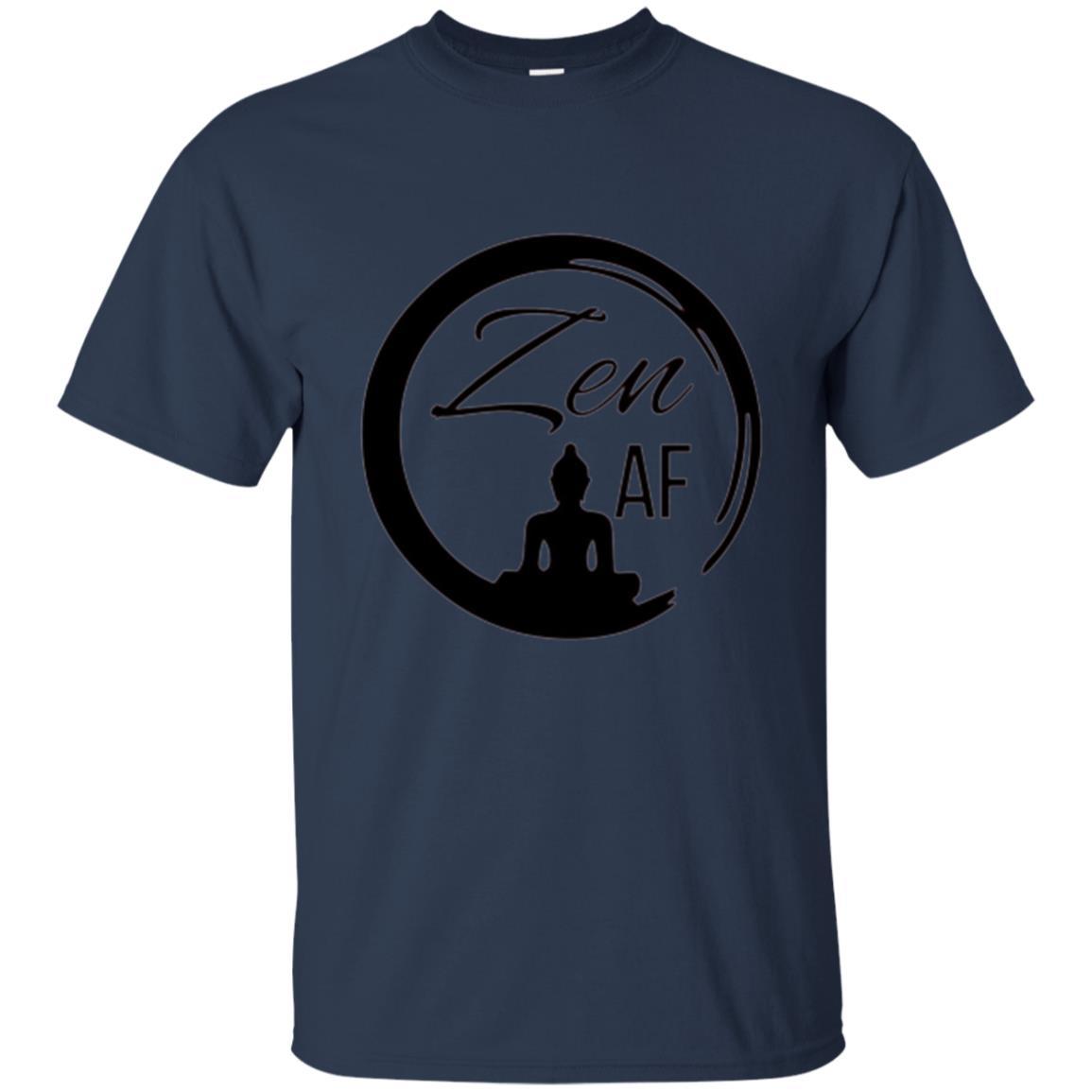 Zen Af Yoga Graphic T-shirt Navy