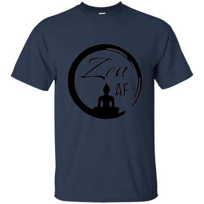 Zen Af Yoga Graphic T-shirt Navy