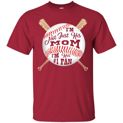 Baseball Mom Shirt Im Not Just His Mom Fan Cardinal