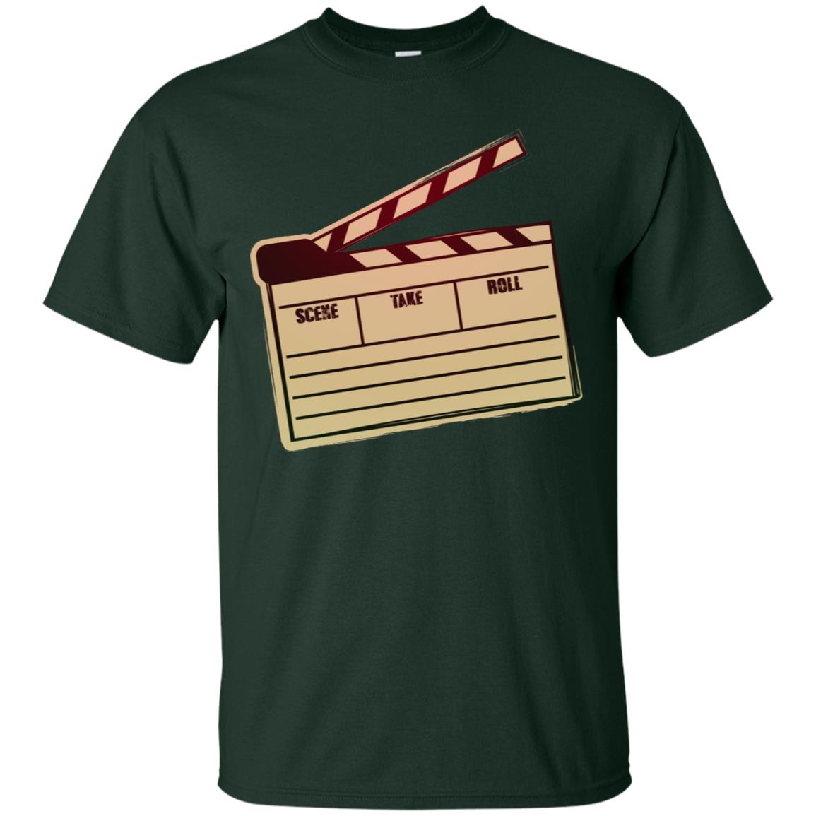 Movie Clapper Filmmaker Film Student Shirt Forest