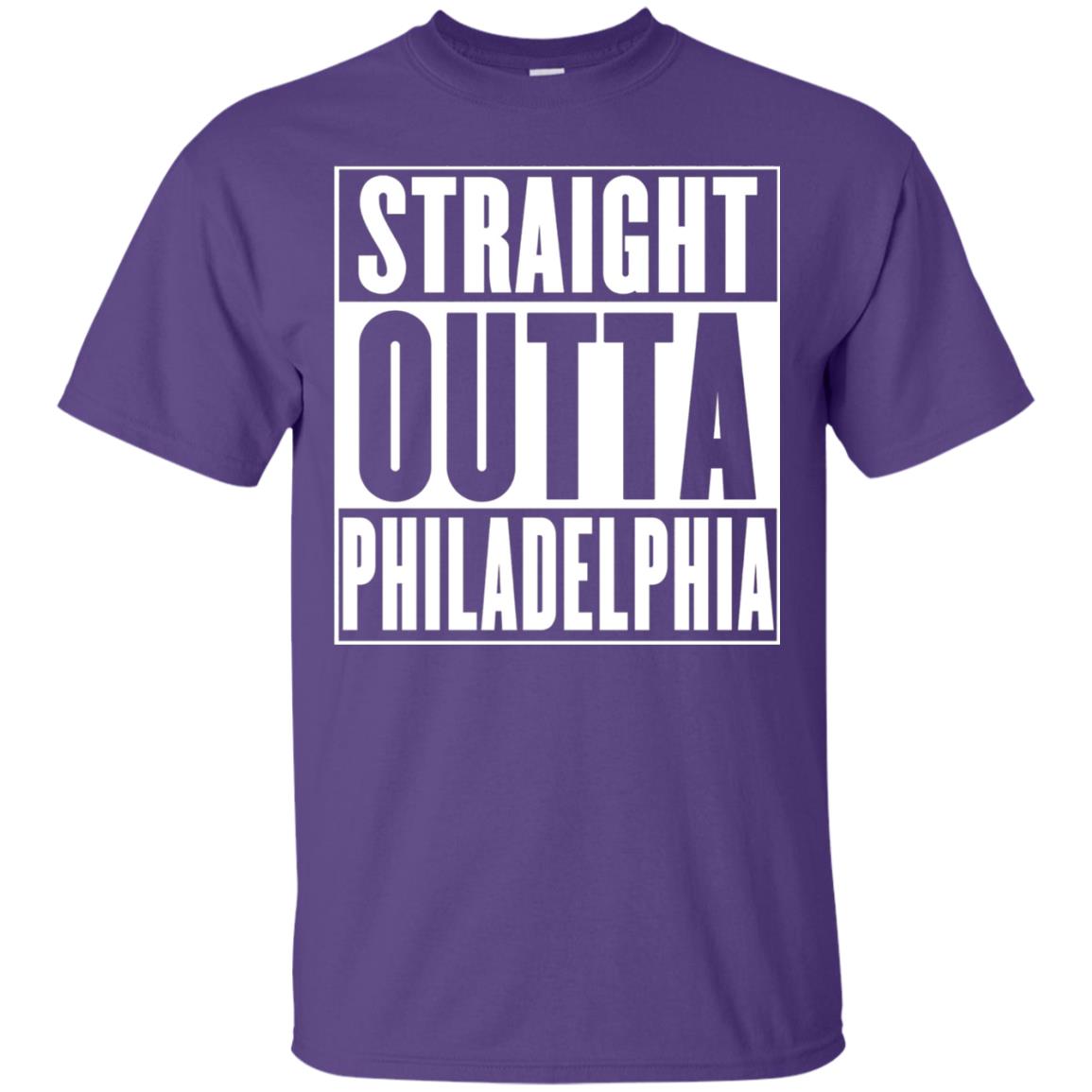 Straight Outta Philadelphia T-shirt Purple