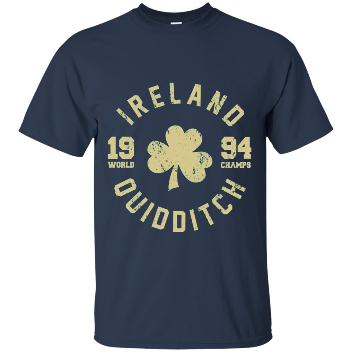 St. Patrick's Day Irish T-shirt Ireland Quidditch Navy