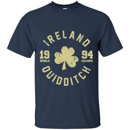 St. Patrick's Day Irish T-shirt Ireland Quidditch Navy
