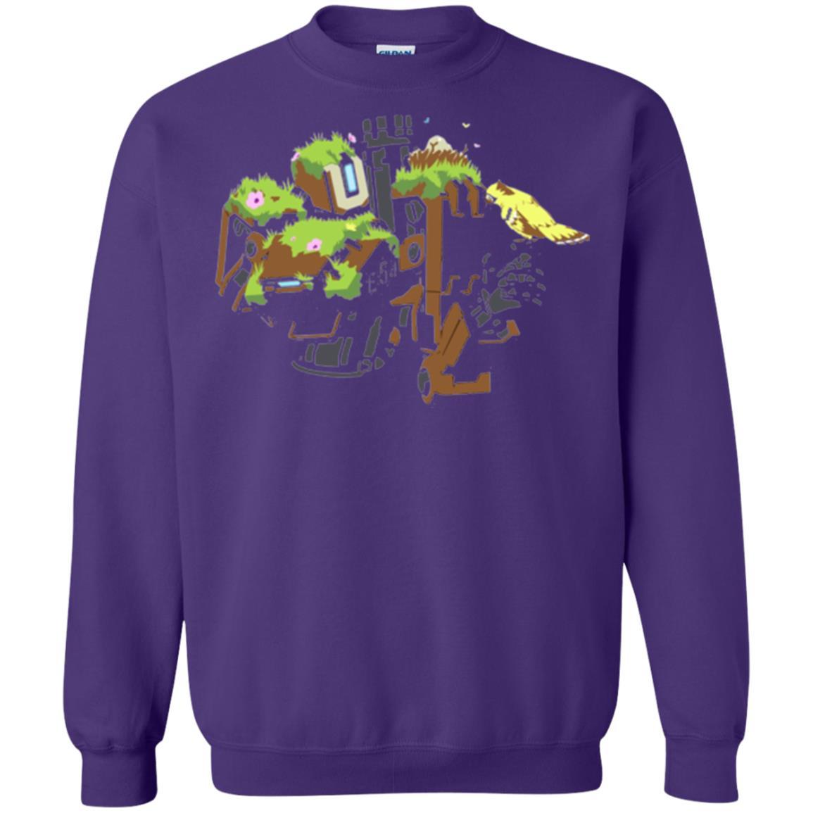 Film T-shirt Bastion Overgrown Spray T-shirt Purple