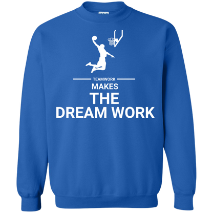 Basketball T-shirt Teamwork Makes The Dream Work Royal