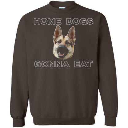 Dog Lover T-shirt Home Dogs Gonna Eat T-shirt Dark Chocolate