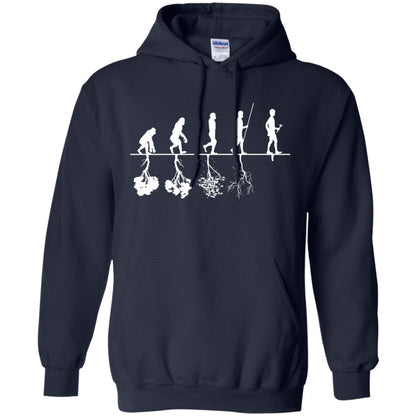 Evolution Tree Of Human Life Thinking Save Environment Shirt Navy