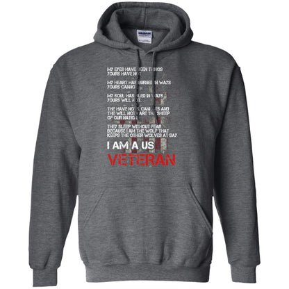 I Am A Us Veteran My Eyes My Heart My Soul Dark Heather