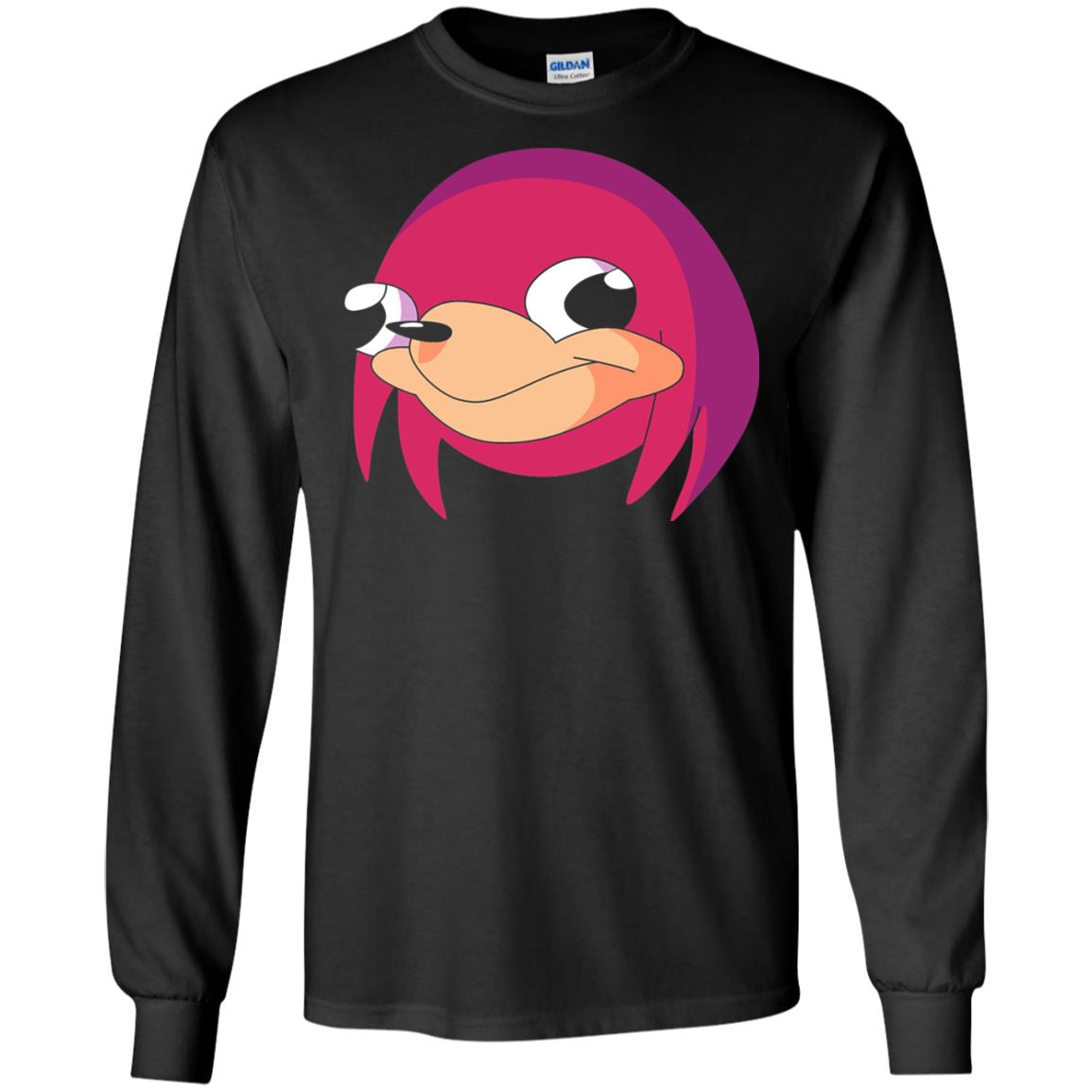 Cartoon T-shirt Ugandan Warrior Tribe Meme Black