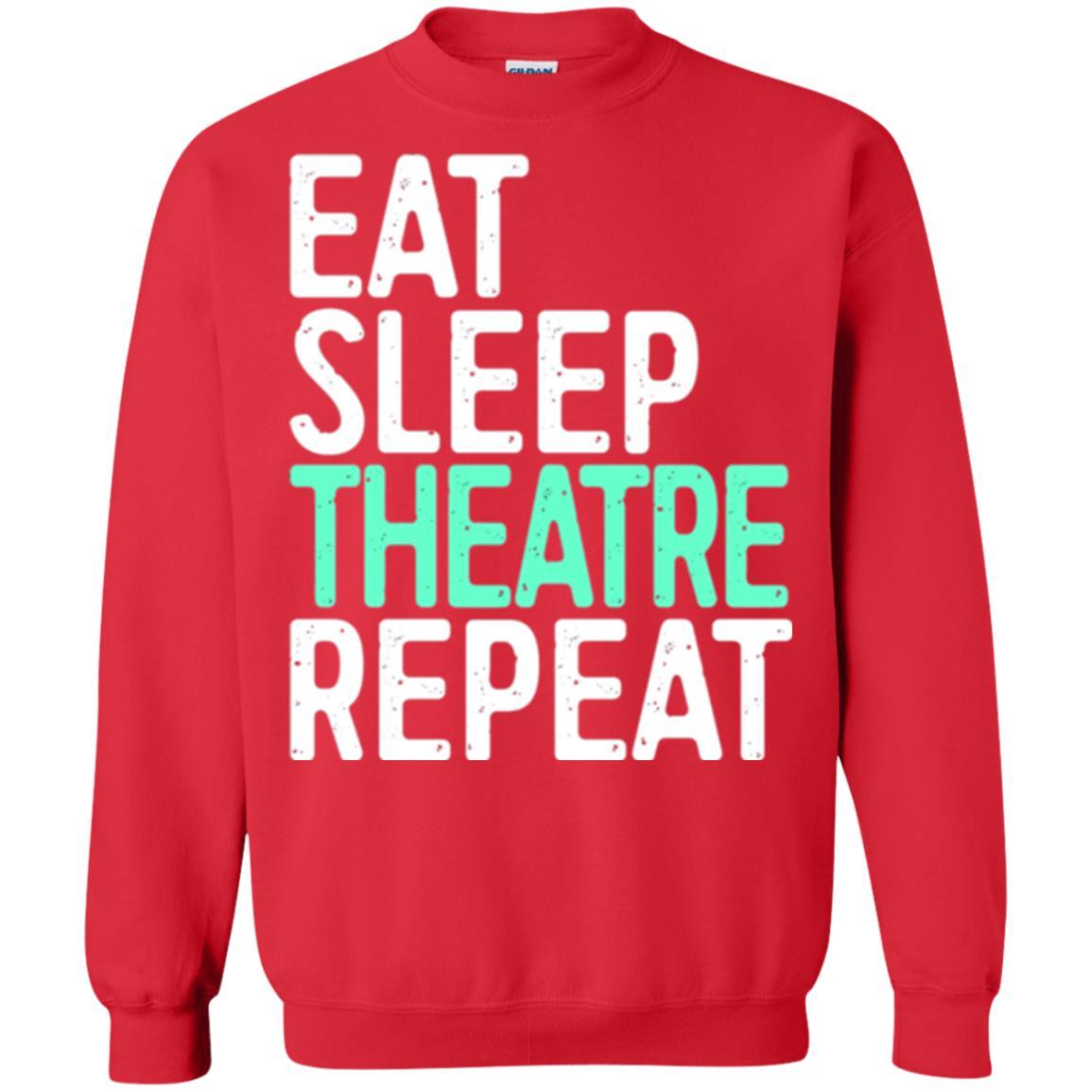 Actor T-shirt Eat Sleep Theatre Repeat T-shirt Red