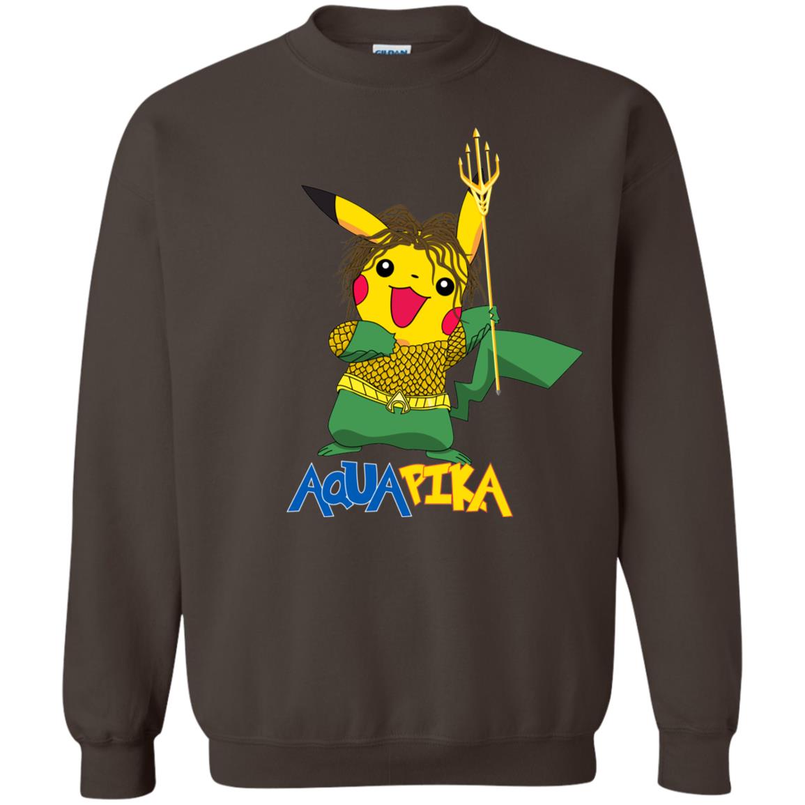 Aquapika Aquaman Piakachu Fan Shirt Dark Chocolate