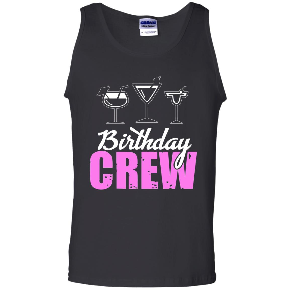 Birthday Crew Funny Girls Birthday Squad T-shirt Black