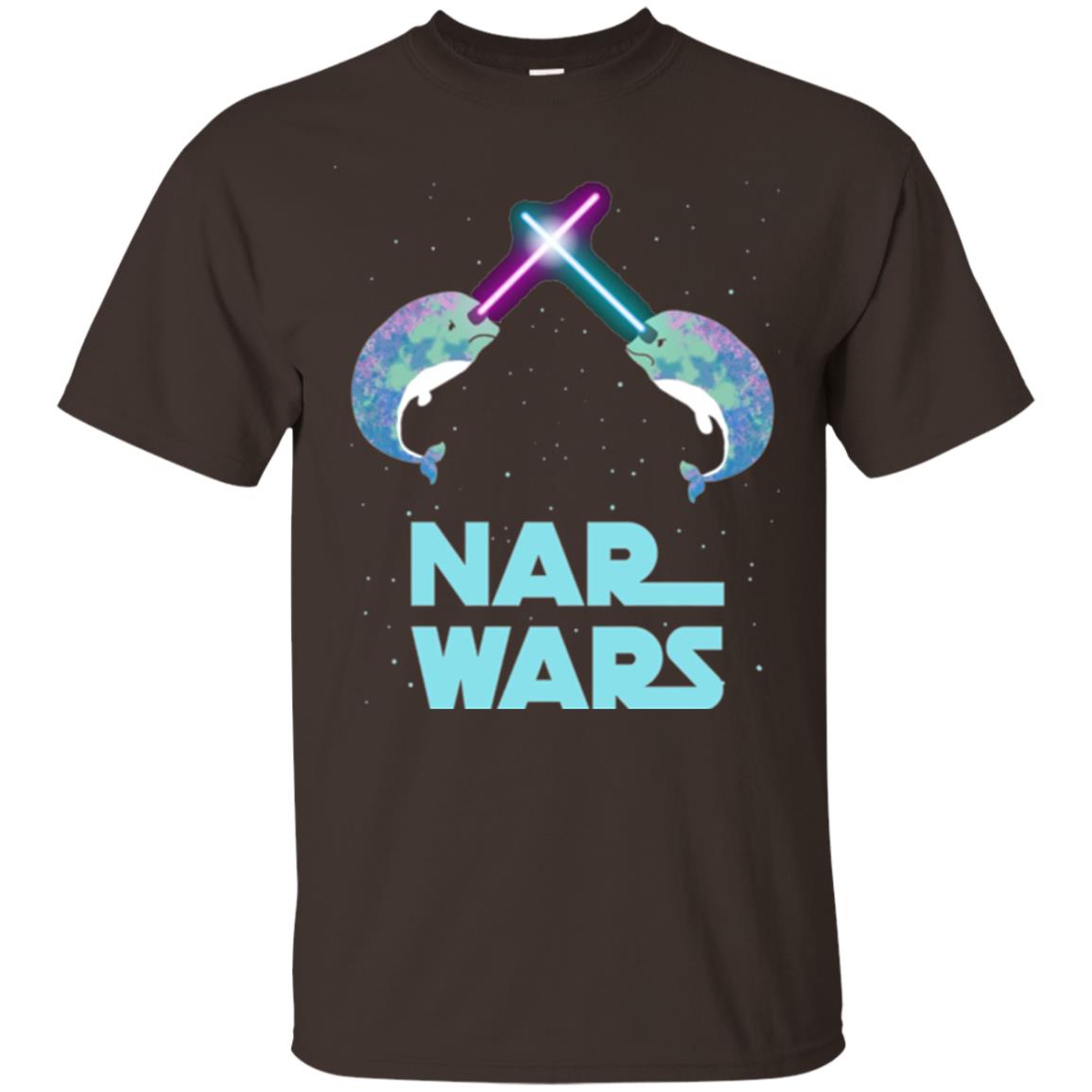 Narwhals T-shirt Nar Wars Dark Chocolate
