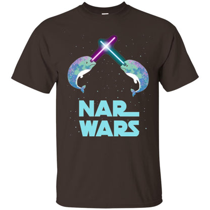 Narwhals T-shirt Nar Wars Dark Chocolate