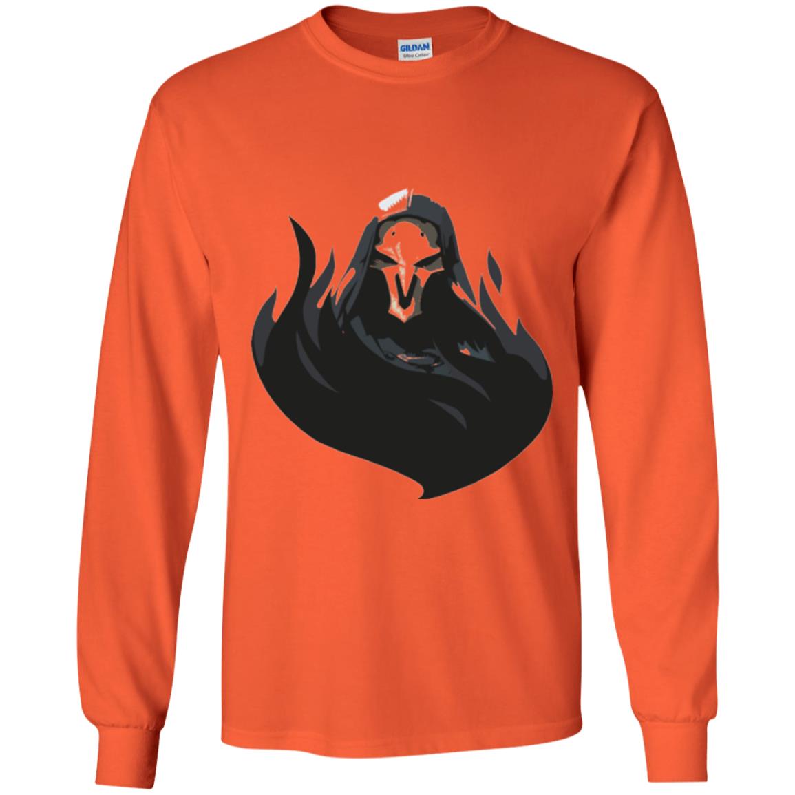 Overwatch Reaper Blossom Spray T-shirt Orange
