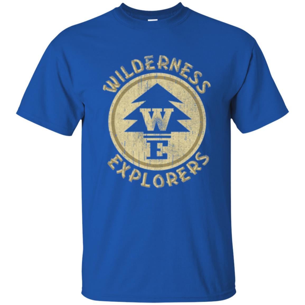Wilderness Explorer Badge Graphic T-shirt Royal