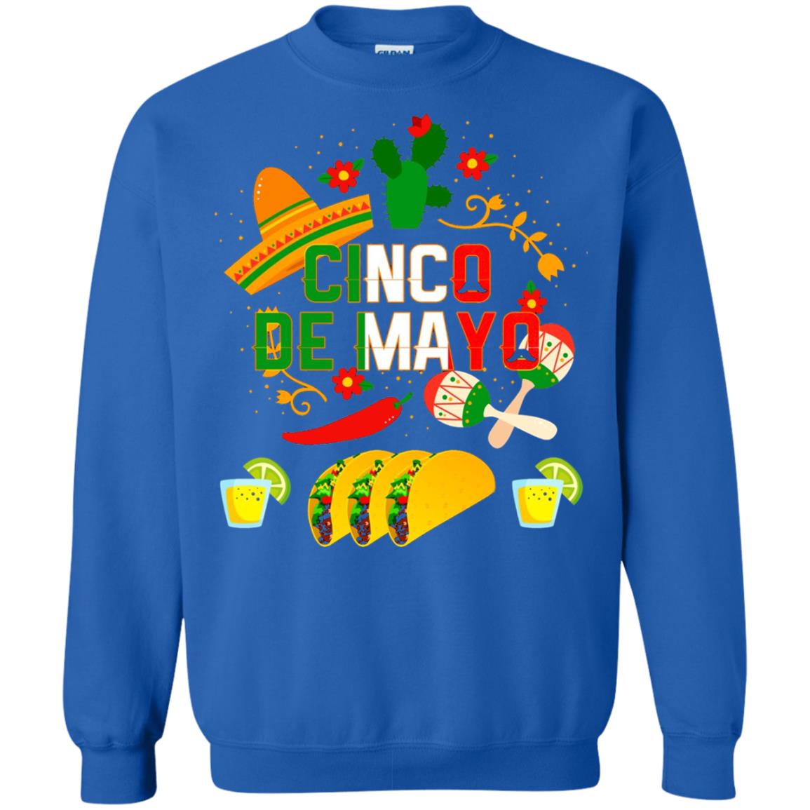 Fiesta Cinco De Mayo T-shirt Cinco De Mayo Royal