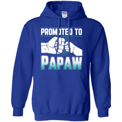 Promoted To Papaw Papa T-shirt Royal