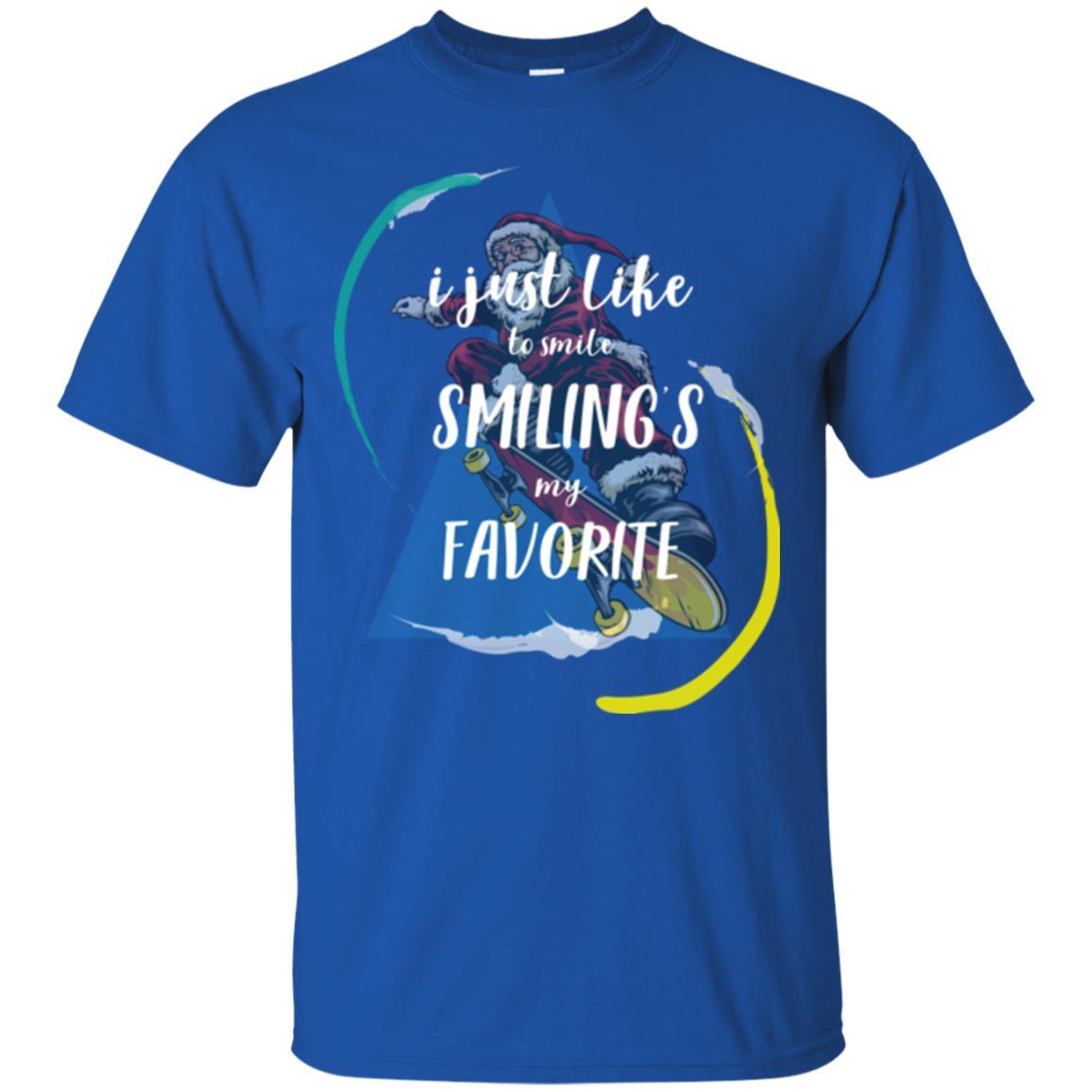 Christmas T-shirt I Just Like To Smile Smiling My Favorite Royal