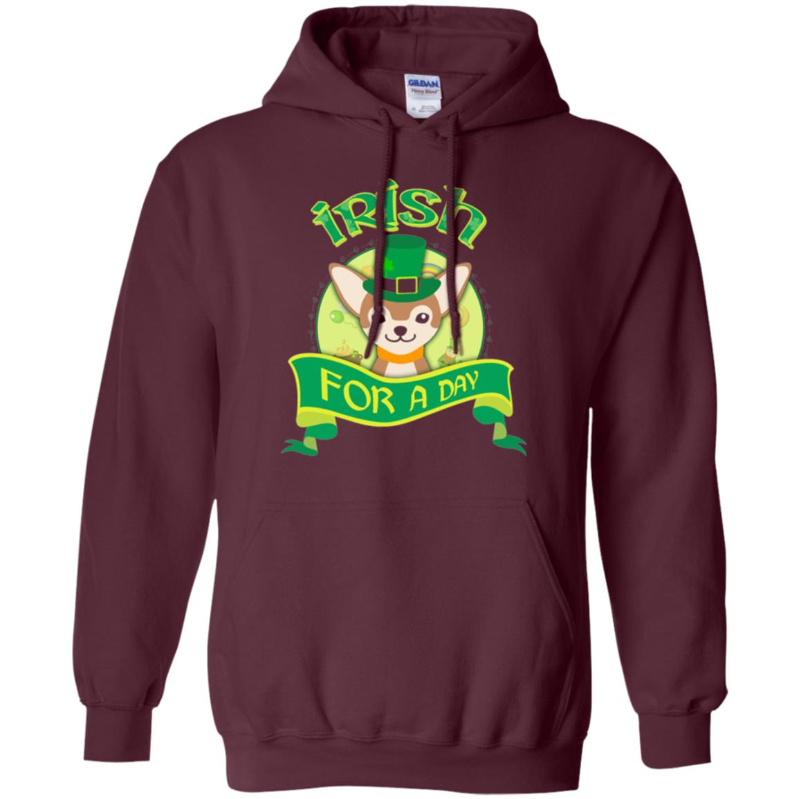 Saint Patrick_s Day T-shirt Amazing I_m Irish Chihuahua Maroon
