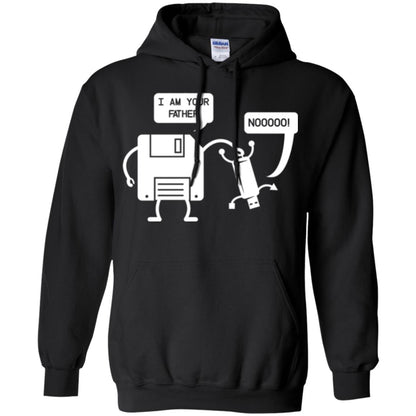 Usb Floppy Disk T-shirt I Am Your Father Black