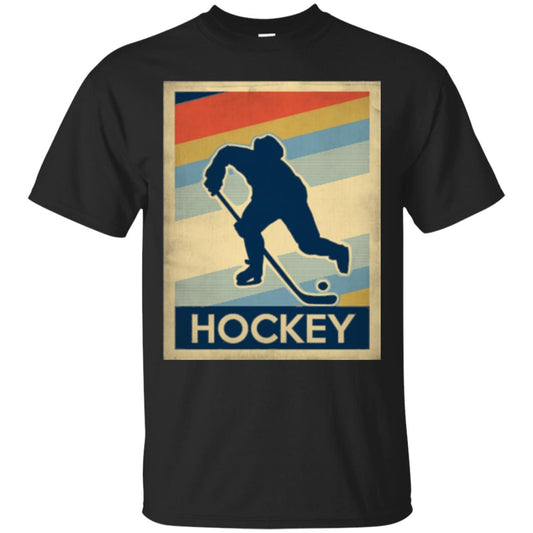 Vintage Hockey T-shirt Black