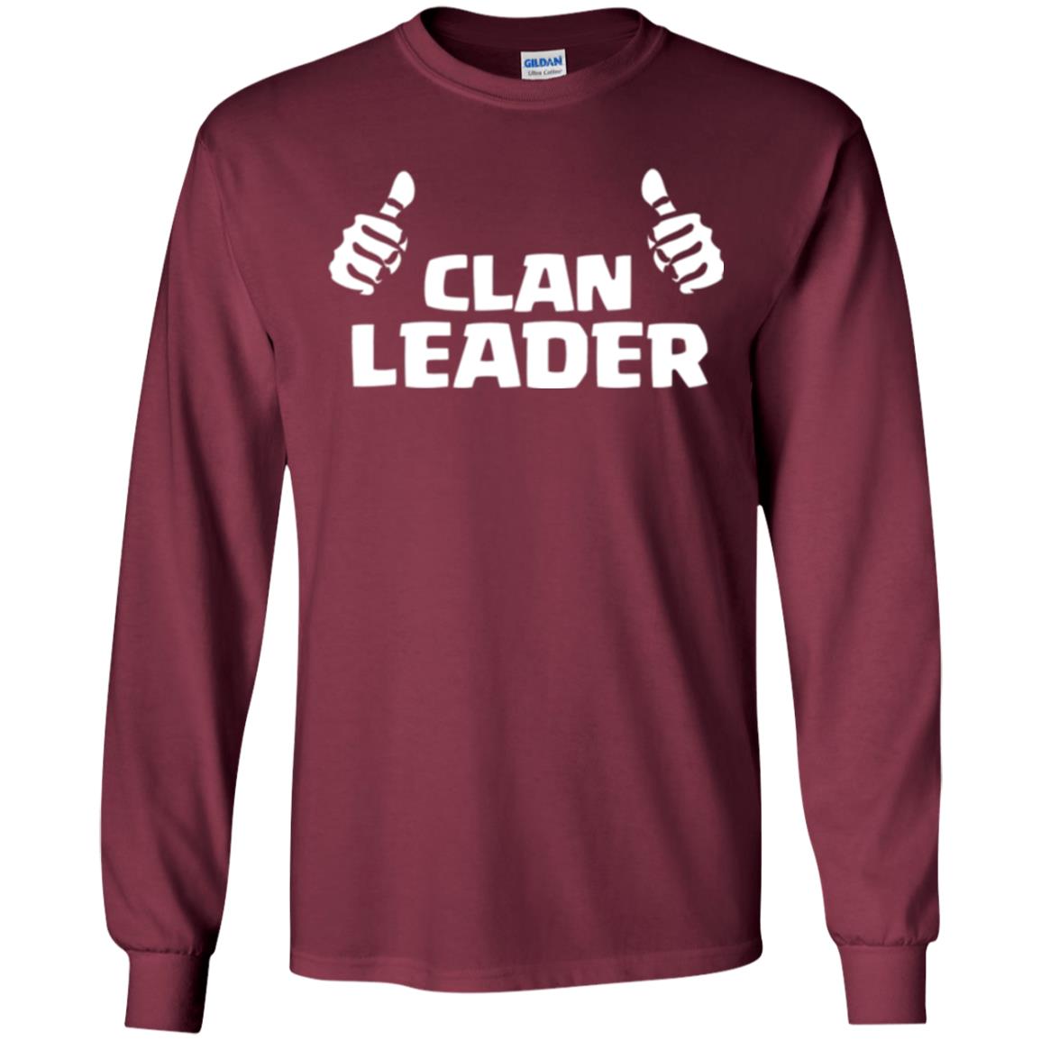 Mobile Gamers T-shirt Clan Leader Maroon