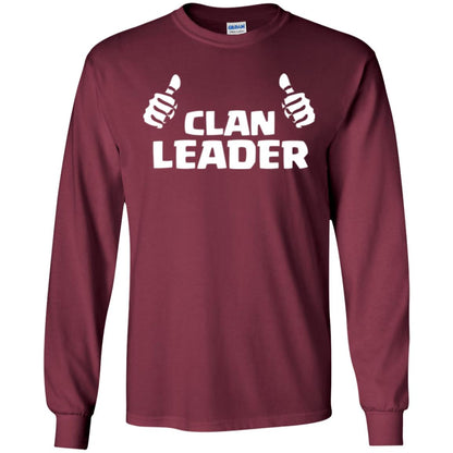 Mobile Gamers T-shirt Clan Leader Maroon
