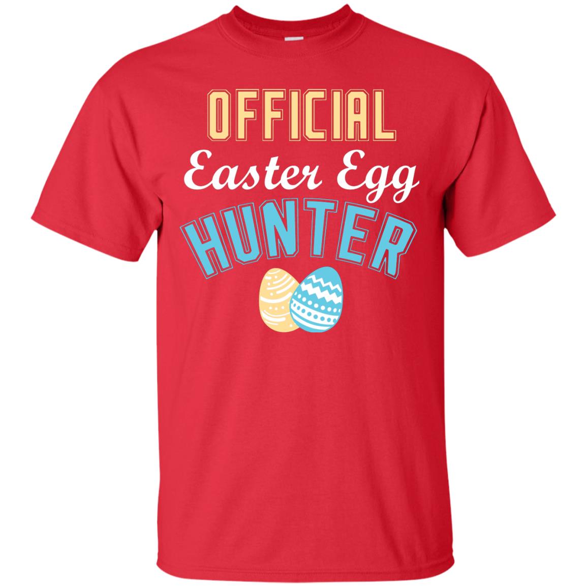 Official Easter Egg Hunter Easter Holiday T-shirt Red