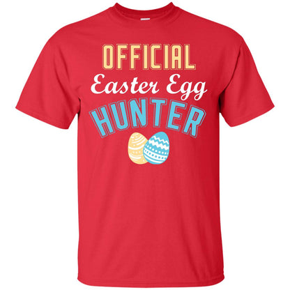 Official Easter Egg Hunter Easter Holiday T-shirt Red