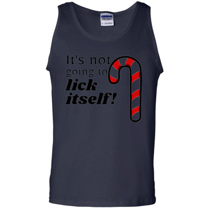 Christmas T-shirt It_s Not Going To Lick Itself Navy
