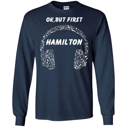 An American Musical Ok, But First Hamilton Ear Phones Navy