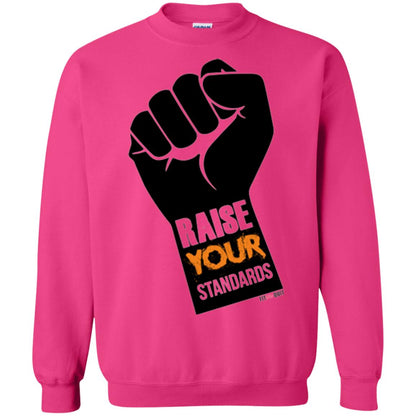 Raise Your Standards Motivatitonal Fitnoquit T-shirt Heliconia