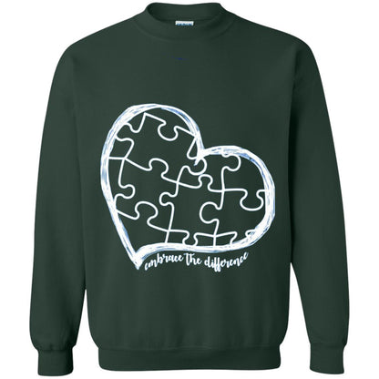 Autism Awareness Shirt Embrace Differences Forest Green