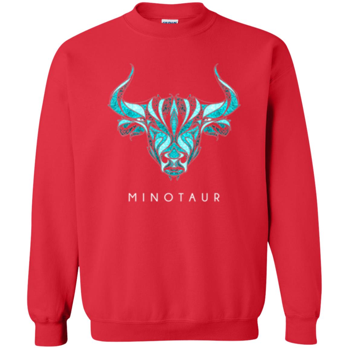 Greek Mythology Lover T-shirt Minotaur T-shirt Red