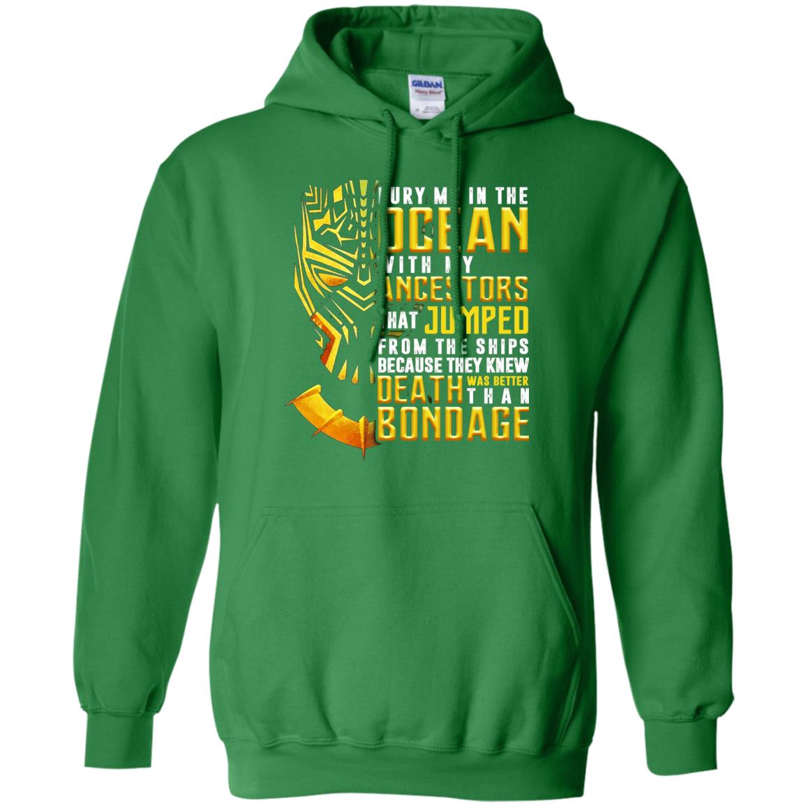 Bury Me In The Ocean With My Ancestors That Jumped Movie Lover T-shirt Irish Green