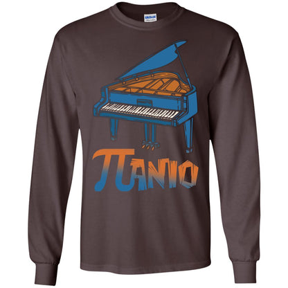 Pi Day T-shirt Funny Piano Lover Dark Chocolate
